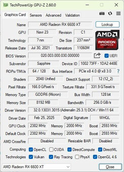 Herní PC - Ryzen 5500, 16GB RAM, 1TB NVME, 6600XT, WIN11 - 7