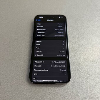 iPhone 14 Pro 512GB deep purple, bez škrábance, záruka - 7