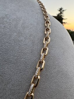Zlaty řetěz ANKR - PILKA 37.3G 65cm 7mm -NOVÝ ZLATO - 7