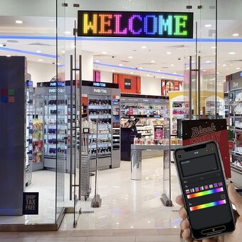 Barevná světelná LED reklama poutač pás flexibilní i do auta - 7