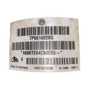 Levý a pravý zadní vzduchový tlumič měch VW Touareg 7P 2014 - 7