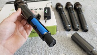 Prodám sadu 4ks bezdrátových mikrofonů - 7