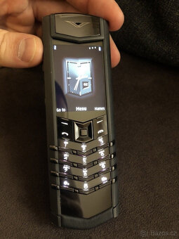 Vertu Signature S čistě černá, 100% originální - 7