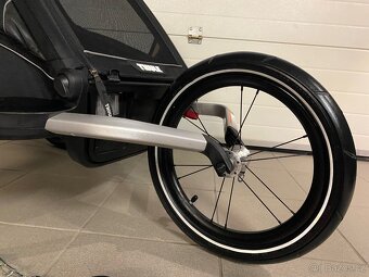 🖤🤍 NOVY Thule Chariot Sport all black + 3 sety 🤍🖤 - 7