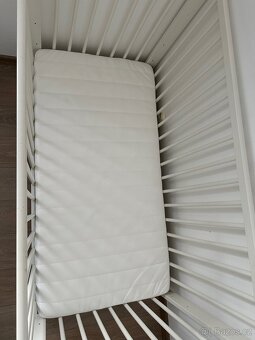 Dětská bíla postýlka 120x60 Ikea Gulliver - 7