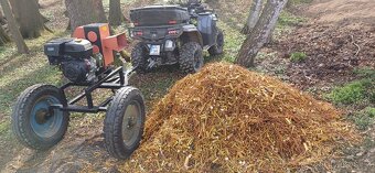 Štěpkovač, špalíkovač 15hp benzínový motor - 7