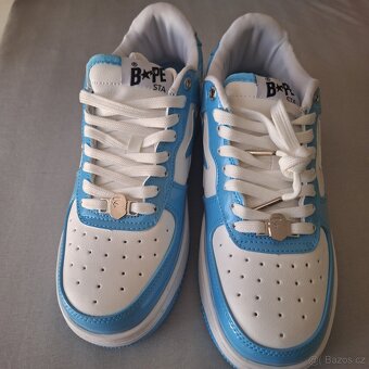 Bape Sta Patent Leather blue white - 7