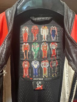 Kožená kombinéza Dainese vel.54, youngtimer, retro - 7