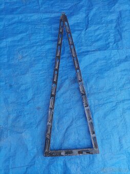 Smaltovaný držák na 10 pokliček, délka 90 cm - 7