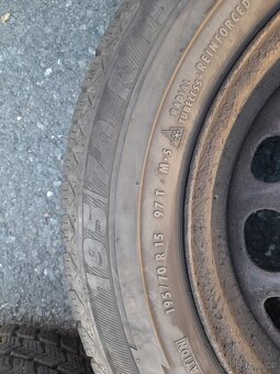 Peugeot / Citroën sada zimních pneu 195 / 70 R 15 + disky - 7