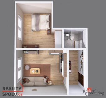 Prodej, byty/1+1, 34 m2, Klatovská, Plzeň, Plzeň-město [ID 7 - 7