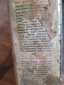 Original plechovka Mobiloil - 7