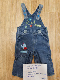 kalhoty, tepláky, kratase vel. 74/80 cca 6-12m - 7