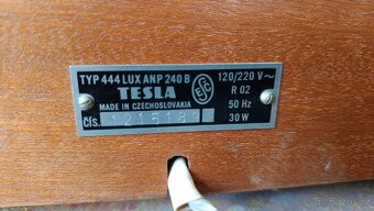 Magnetofon Tesla typ 444 Lux ANP 240B - 7