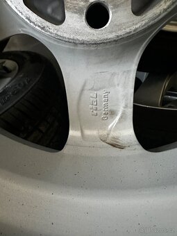 5x112 R15 6J ET43 Rial Kodiak + 195/65 R15 zimné Continental - 7