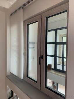 PVC okno inter.dekor dřeva ext.antracit - 7