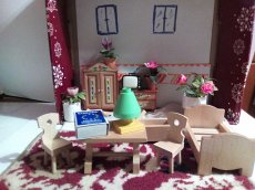 Nábytek pro panenky Obývák, Ložnice - 7