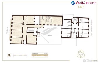 Pronájem kancelářských prostor 414 m2 vč. balkonu,Vodičkova, - 7