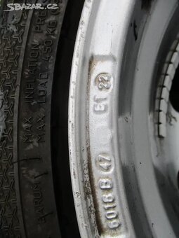 ALU kola PEUGEOT 6X16 ET22 s pneu 195/45/16 - 7