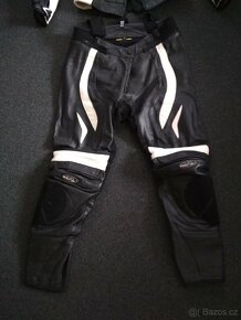 Dámská kožená dvoudílná kombinéza - 7