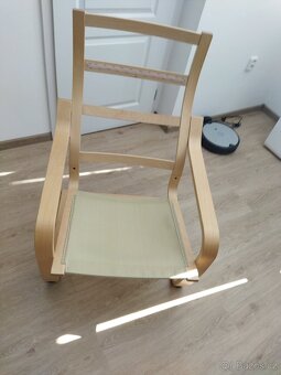 Křeslo ikea šedy potah - 7