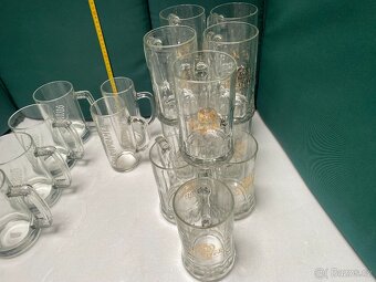 Pivní půllitry s uchem – značky Gambrinus, Staropramen, Brán - 7