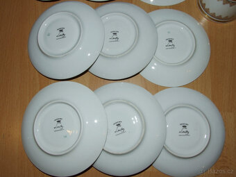 část čajového servisu Josefína - porcelánka Loučky, pěkný - 7