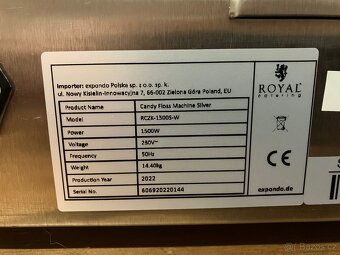 Výrobník cukrové vaty Royal Catering - 7