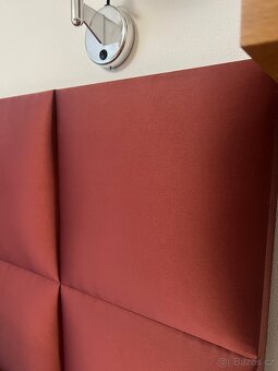 Luxusní boxspringová postel s vysokým čelem včetně matrace - 7