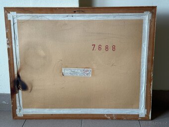 ORIGINÁL Bedřich Horálek - Mlýn v Prok.úd., pastel na papíře - 7