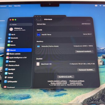 Prodám MacBook Air 13” M3 8GB/256GB, 20 cyklů dobití, záruka - 7