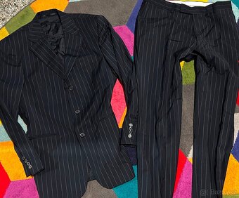 HUGO BOSS LUXUSNÍ SLIM PÁNSKÝ OBLEK- M - 7