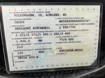 VW Caddy Life 1.9 TDI 77kW – 2005 - 7