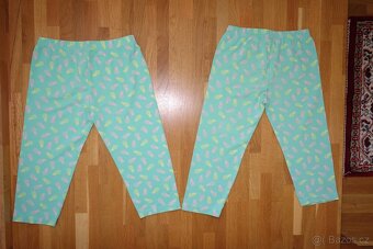 2x dívčí 3/4 legíny pro dvojčata vel.146/152 - 7