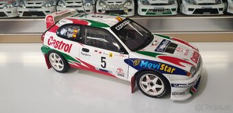 Toyota Corolla wrc 1:18 Autoart rarita rally detailní model - 7
