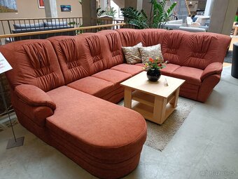 Rohová sedací souprava OLIMPIC -  rozkládací - nová. - 7