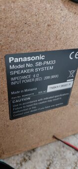 Panasonic mini system plnê funkční vč̣etnê nahrávání - 7