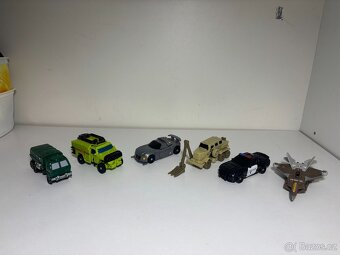 Transformers set 6 figurek - Auta a stíhačka - 7