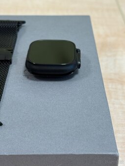 Apple Watch Ultra 2 Space Black,černým titan. milánský tah - 7