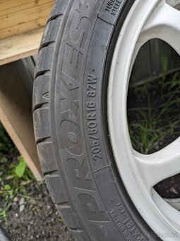 Advan Racing R16 4x100/4x114 nové pneu Toyo 205/50/16 - 7