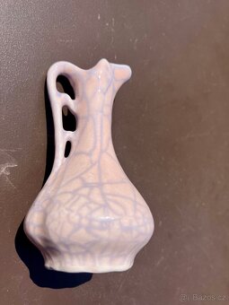 Keramická mini vázička s ouškem – výška 8,5 cm - 7
