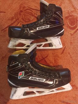 Brankářské brusle Bauer Supreme 1s, BEZ NOŽů a TKANIČEK  - 7