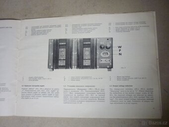 NÁVODY,TECH.PLÁNY STABILZDROJE TESLA BS-525/GRAMOF.TESLA B54 - 7