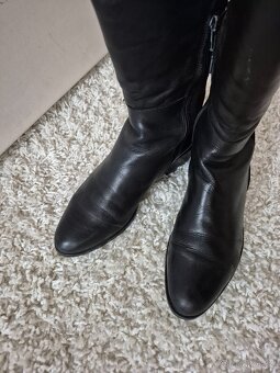 Dámské kožené kozačky, velikost 39 - 7