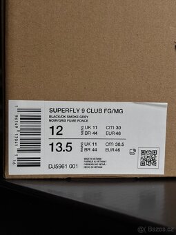 Nike Mercurial superfly 9 Club černé kopačky - 7