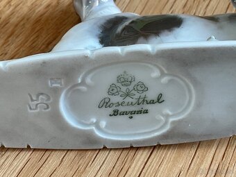 Starožitné porcelánové figurky psů - 7