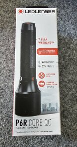 Svítilna LEDLENSER P6R CORE QC, P3R,Aku 3400 mAh - 7