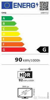 TV UHD 58" CHiQ U58H7LX LED 4K - 7