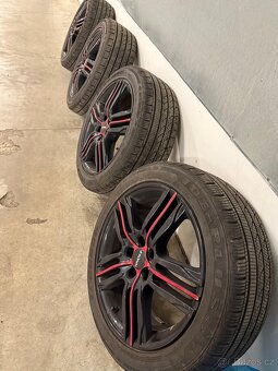 Alu kola Ronal 18 5x112 s pneu 235/45 r18 zimní - 7