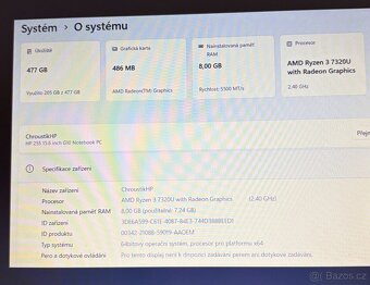 HP 255 15,6 inch G10 - 7